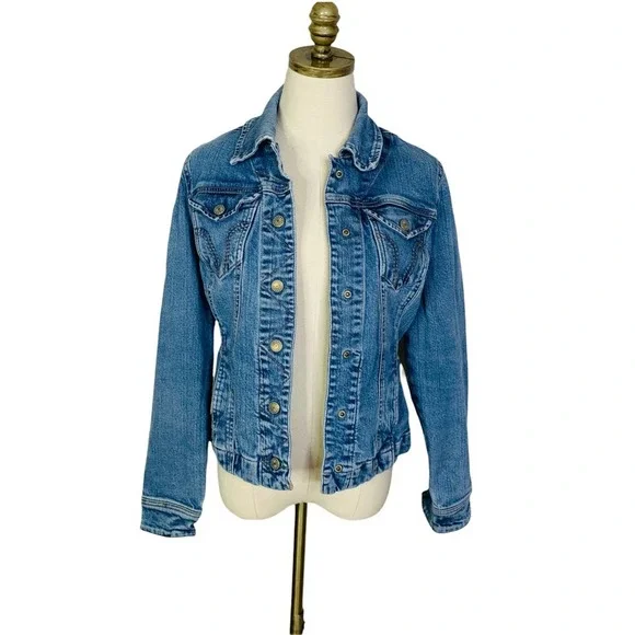Dress Barn | Jackets & Coats | Denim Jean Jacket Small Dress Barn 2775 |  Poshmark